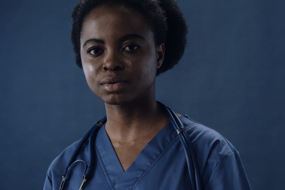 Nurse on a hospital ward